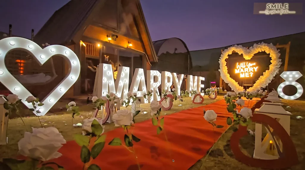 bungalovda evlilik teklifi mersin